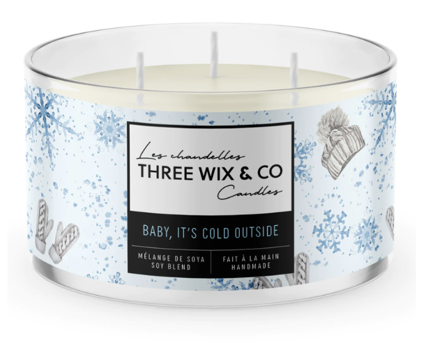 Chandelle de soya - Baby It's Cold Outside - Three Wix & Co